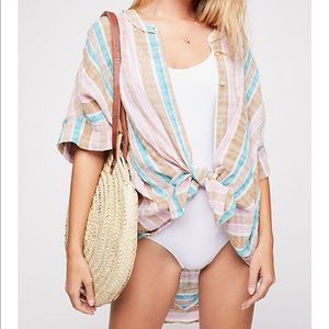 Free People Day Dreamin Sleep Shirt